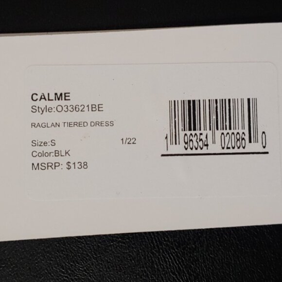 Johnny Was Calme Tiered Raglan Midi Cotton Gauze Dress - Picture 4 of 5